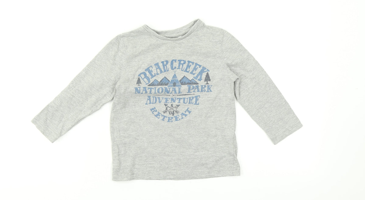 TU  Grey   Basic T-Shirt Size 12-18 Months