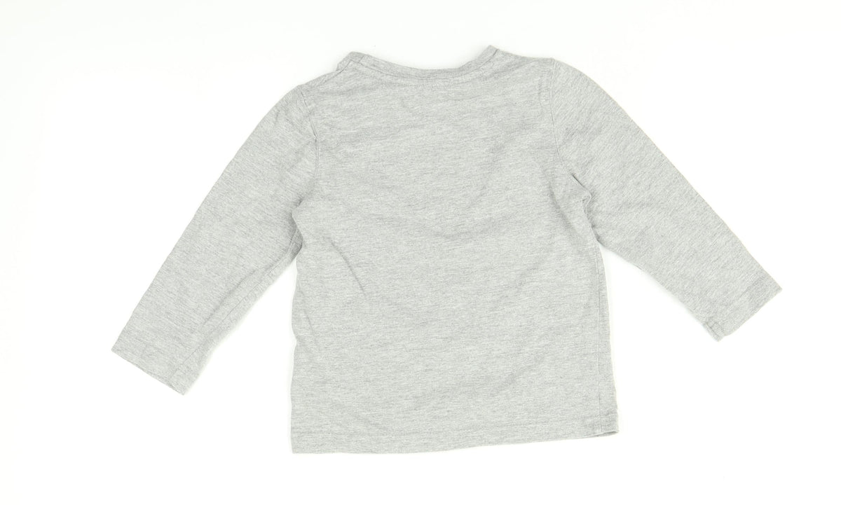 TU  Grey   Basic T-Shirt Size 12-18 Months