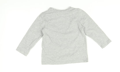 TU  Grey   Basic T-Shirt Size 12-18 Months