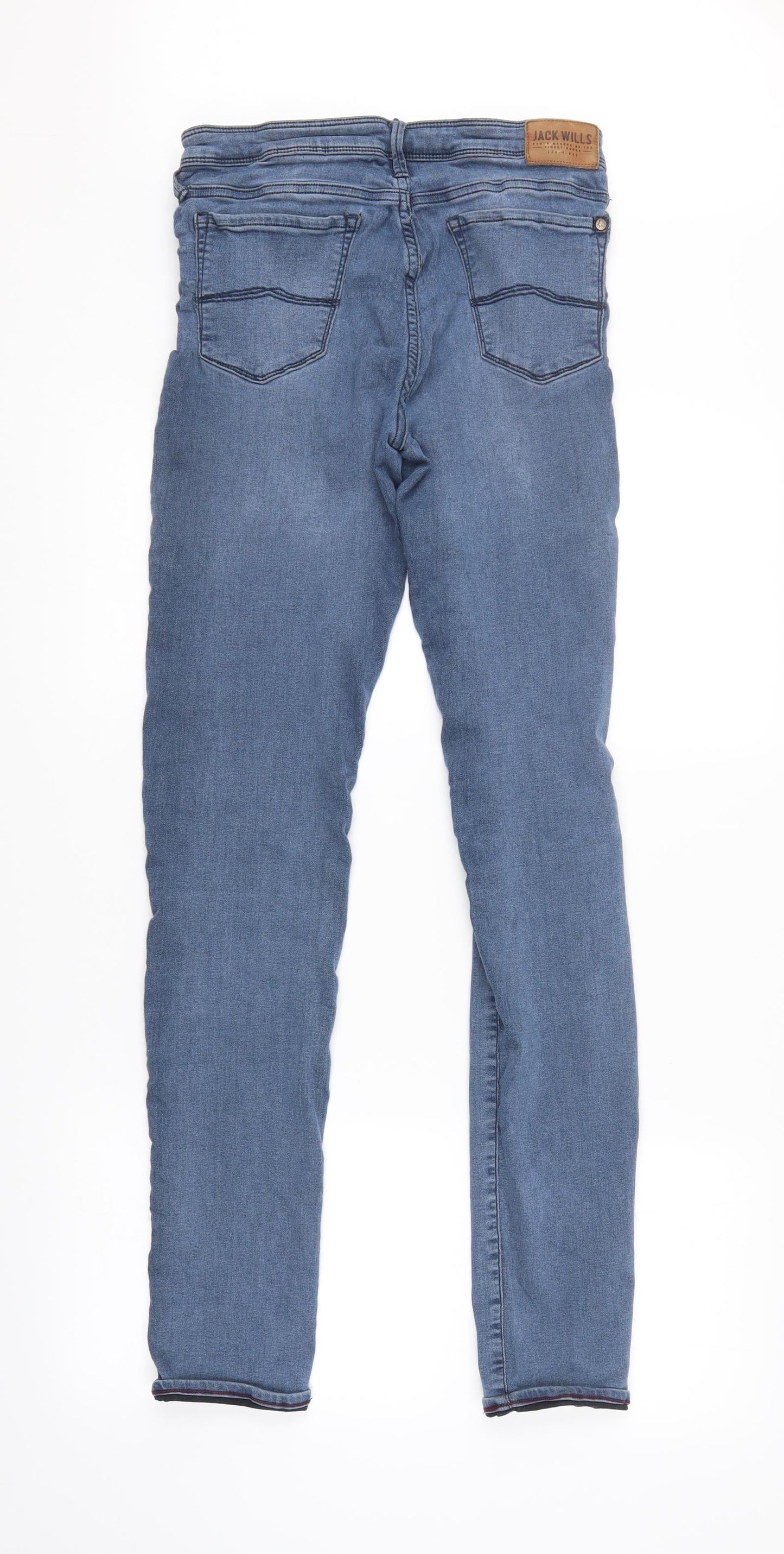 Womens UK Size 30 in Jack Wills Regular Fit Straight Blue Jeans