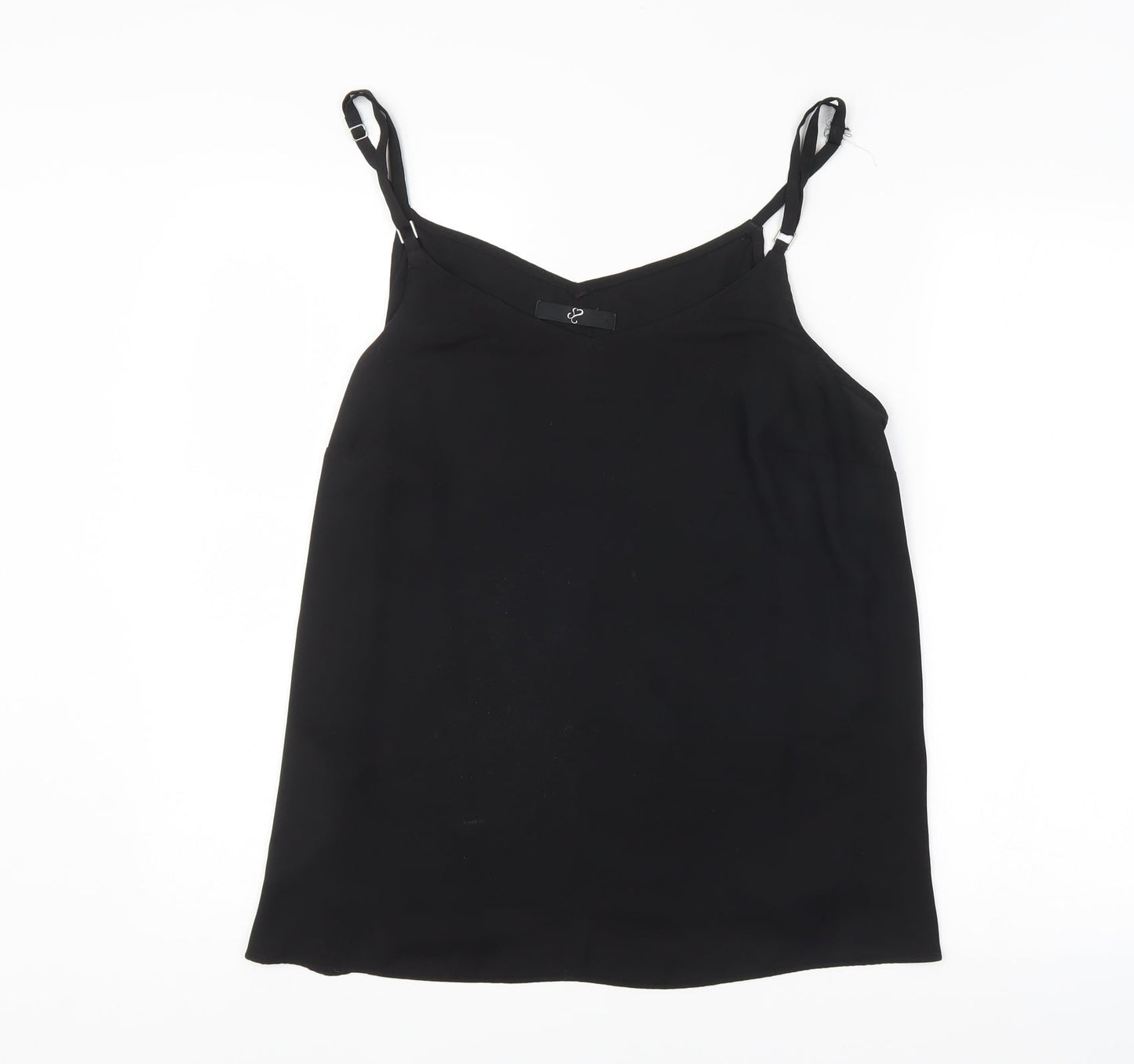 Womens UK Size 20 Preworn Black Basic Blouse