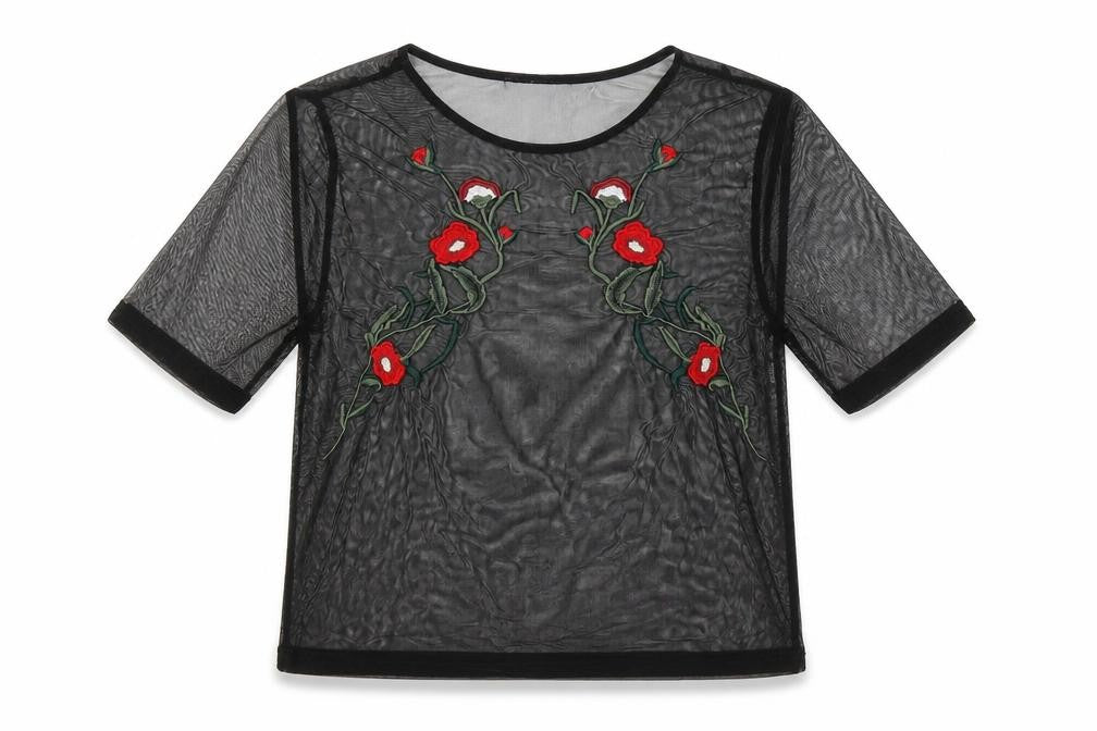 Womens UK Size 12 Quiz Black Basic Blouse