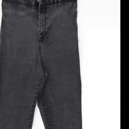 Denim Co. Womens Grey   Straight Jeans Size 16 L24 in