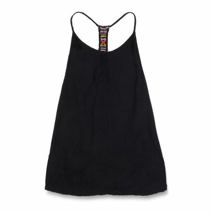Womens UK Size 8 Boohoo Black Basic Tank
