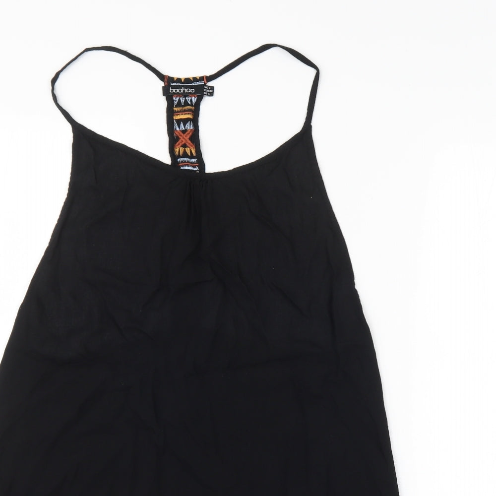 Boohoo Womens Black   Basic Tank Size 8