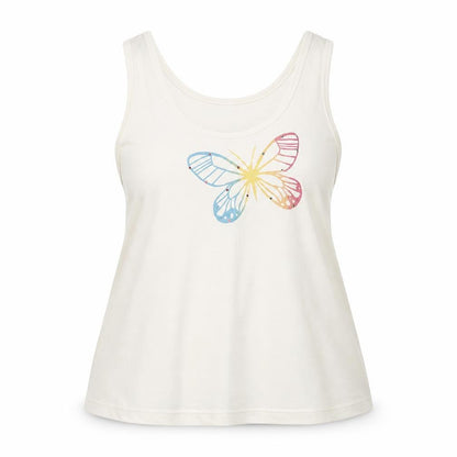 Womens UK Size 16 Pretty Secrets White Basic Tank
