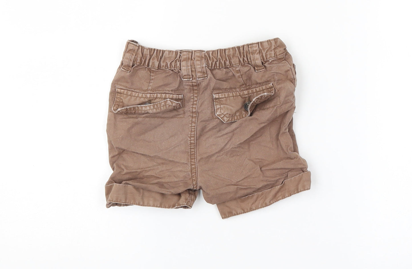 FG4 Boys Brown   Cargo Shorts Size 2-3 Years
