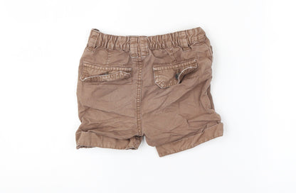 FG4 Boys Brown   Cargo Shorts Size 2-3 Years