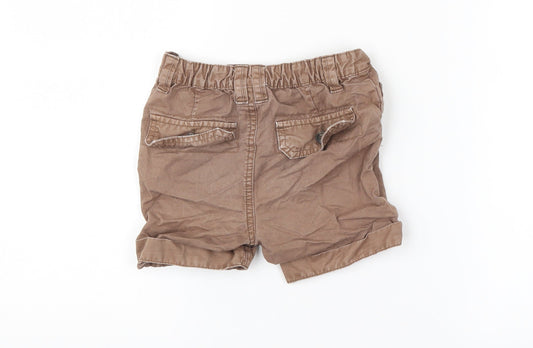 FG4 Boys Brown   Cargo Shorts Size 2-3 Years