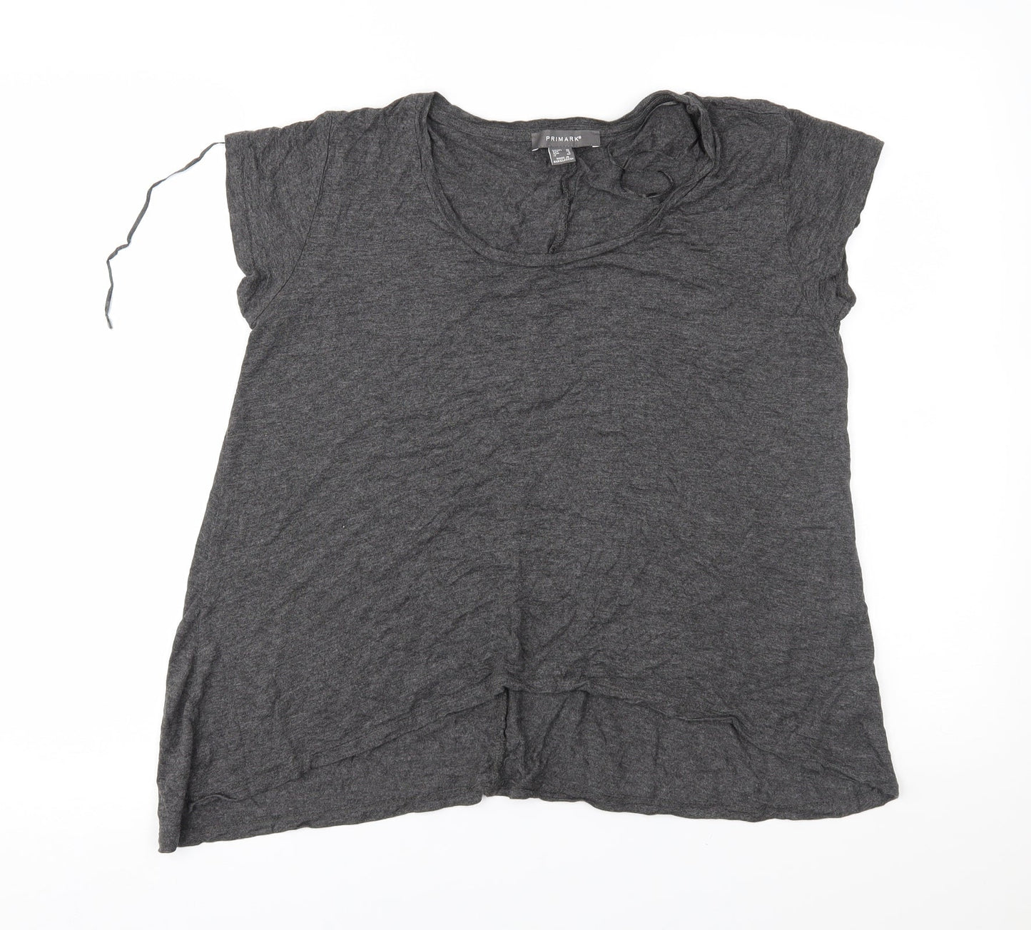 Primark Womens Grey   Basic Blouse Size 10