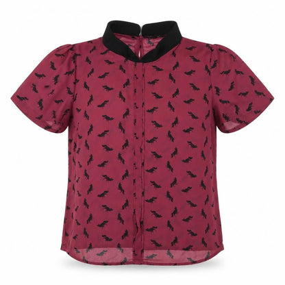 Womens UK Size M TU Red Basic Blouse
