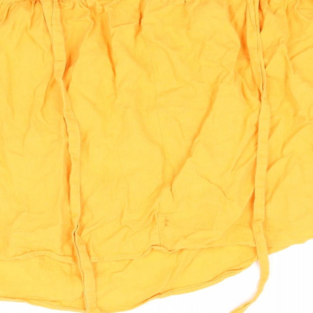 F&F Womens Orange   A-Line Skirt Size 14  - ties