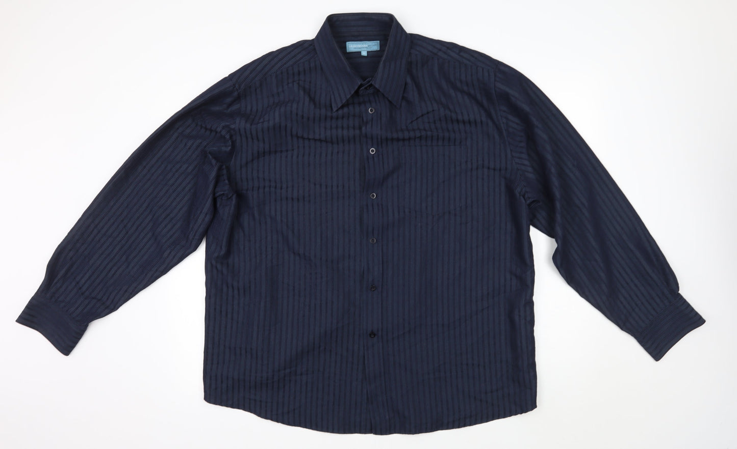 Mens UK Size XL greenwoods Blue  Button-Up Long Sleeve Casual Shirt