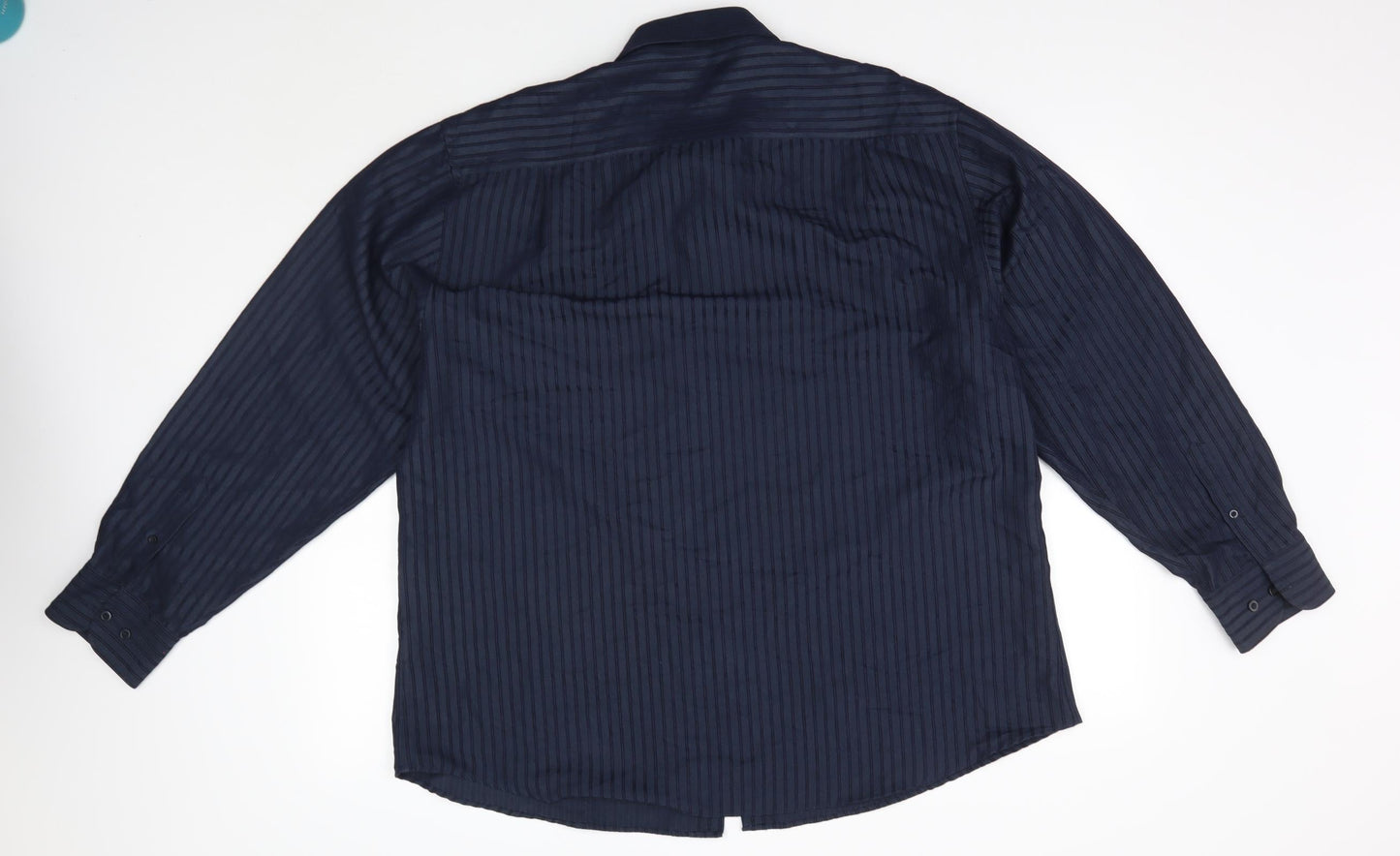 Mens UK Size XL greenwoods Blue  Button-Up Long Sleeve Casual Shirt