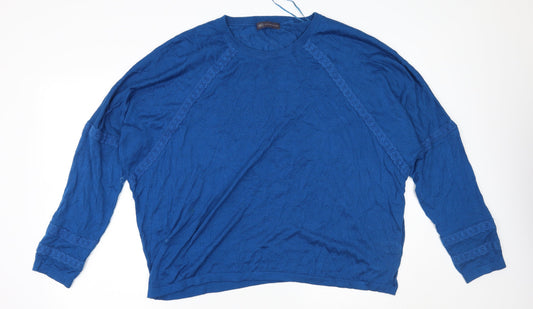 Womens UK Size XL M&S Blue Pullover Jumper