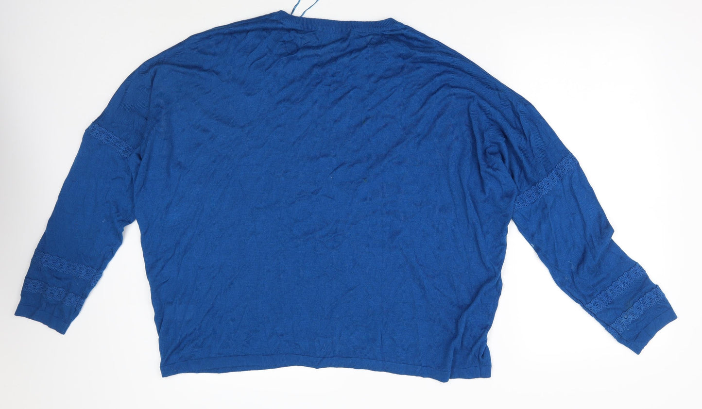 Womens UK Size XL M&S Blue Pullover Jumper