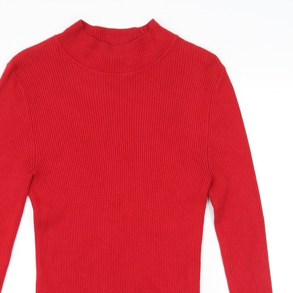 George Womens Red   Pullover Jumper Size 8