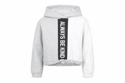 Primark Girls Grey   Pullover Hoodie Size 7-8 Years  - always be kind