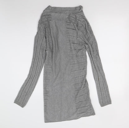 Womens UK Size 12 Per Una Grey Cardigan Jumper