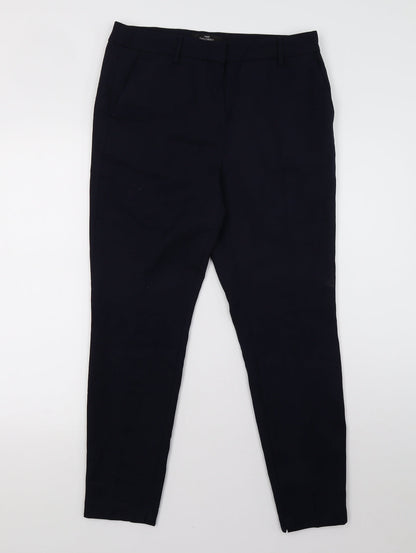 Womens UK Size 10 NEXT Regular Fit  Blue Trousers