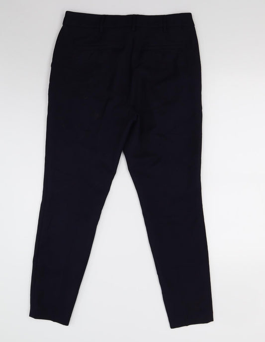 Womens UK Size 10 NEXT Regular Fit  Blue Trousers
