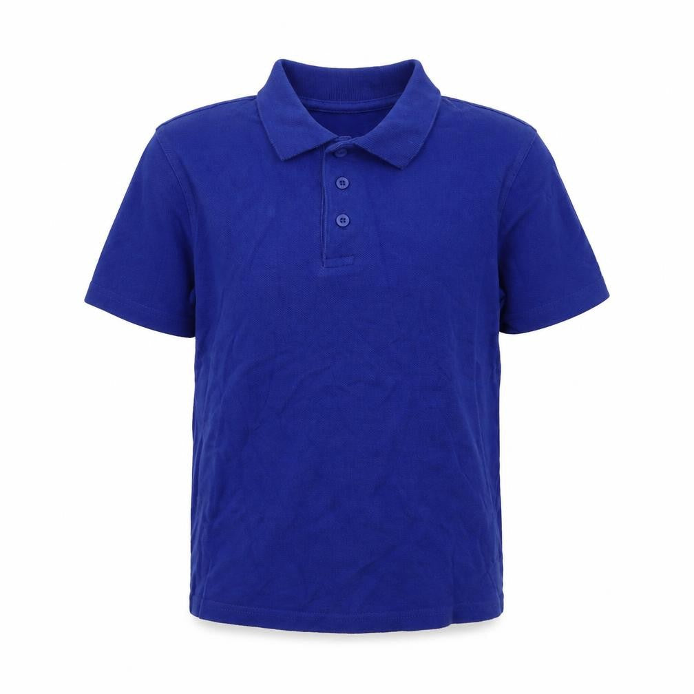George Boys Blue   Basic Polo Size 7-8 Years
