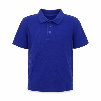 George Boys Blue   Basic Polo Size 7-8 Years