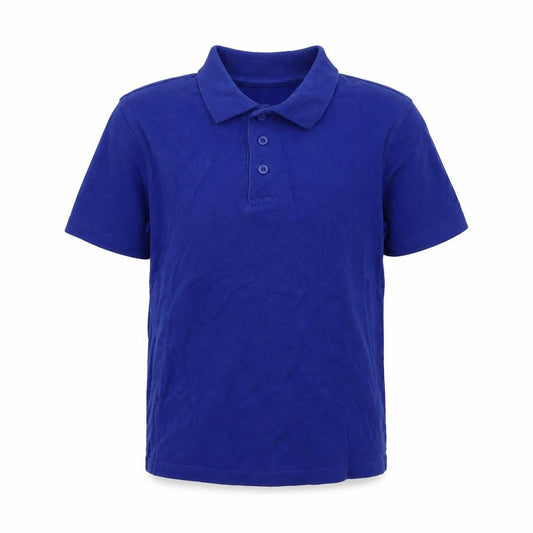 George Boys Blue   Basic Polo Size 7-8 Years