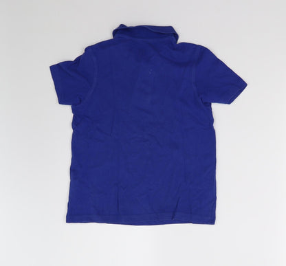 George Boys Blue   Basic Polo Size 7-8 Years