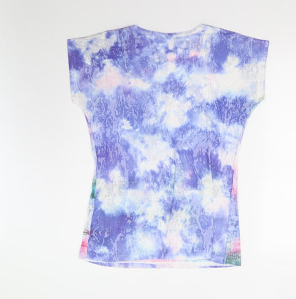 Womens UK Size L Betty Barclay Blue Basic T-Shirt