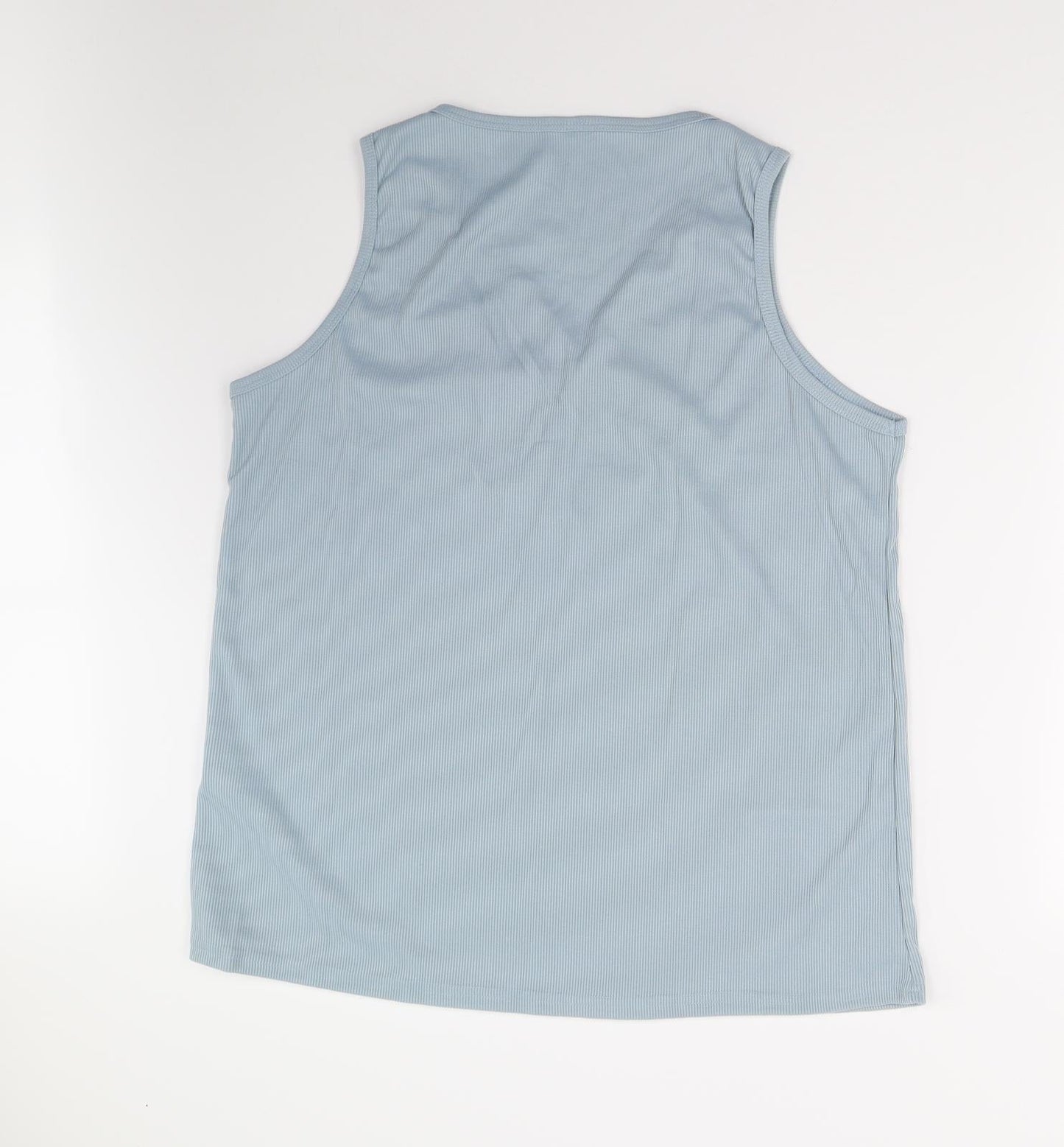 Womens UK Size  Preworn Blue Basic Tank