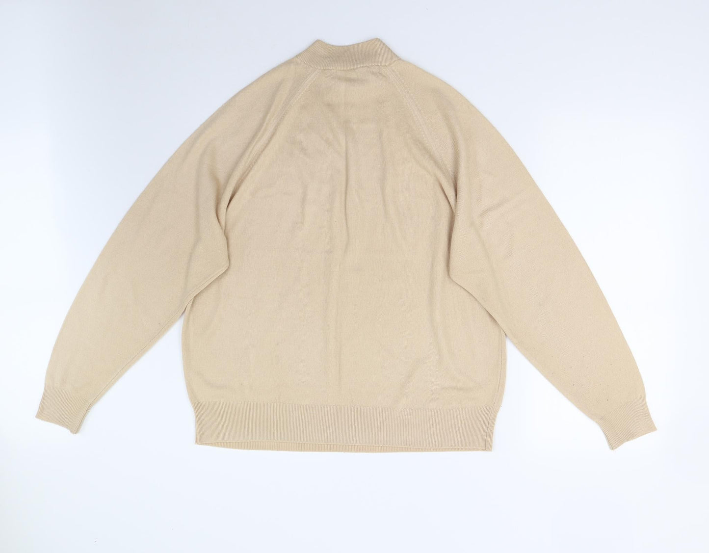 George Mens Beige  Knit Pullover Jumper