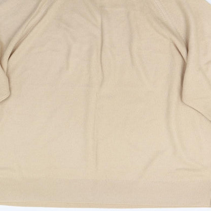 George Mens Beige  Knit Pullover Jumper