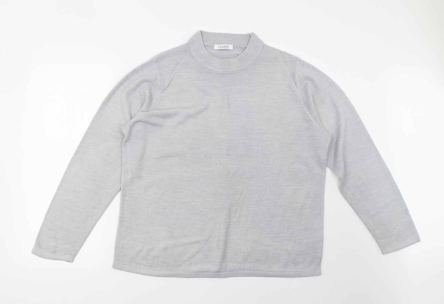 Womens UK Size 18 M&S Grey Pullover Jumper