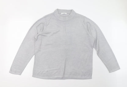 Womens UK Size 18 M&S Grey Pullover Jumper