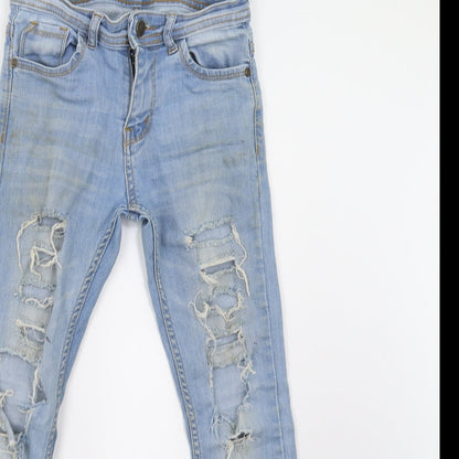 A2Z 4 Kids Girls Blue  Denim Straight Jeans Size 9 Years