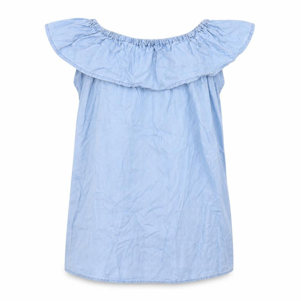 Womens UK Size 12 George Blue Basic Blouse