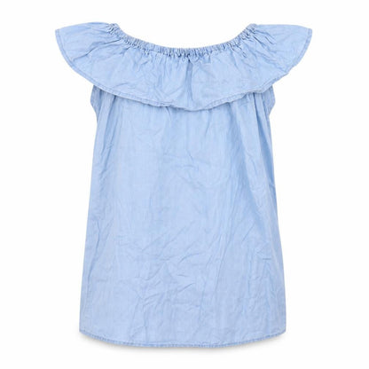 Womens UK Size 12 George Blue Basic Blouse