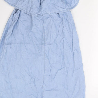 George Womens Blue   Basic Blouse Size 12