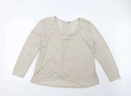 TCO Womens Beige  Knit Pullover Jumper Size 2XL