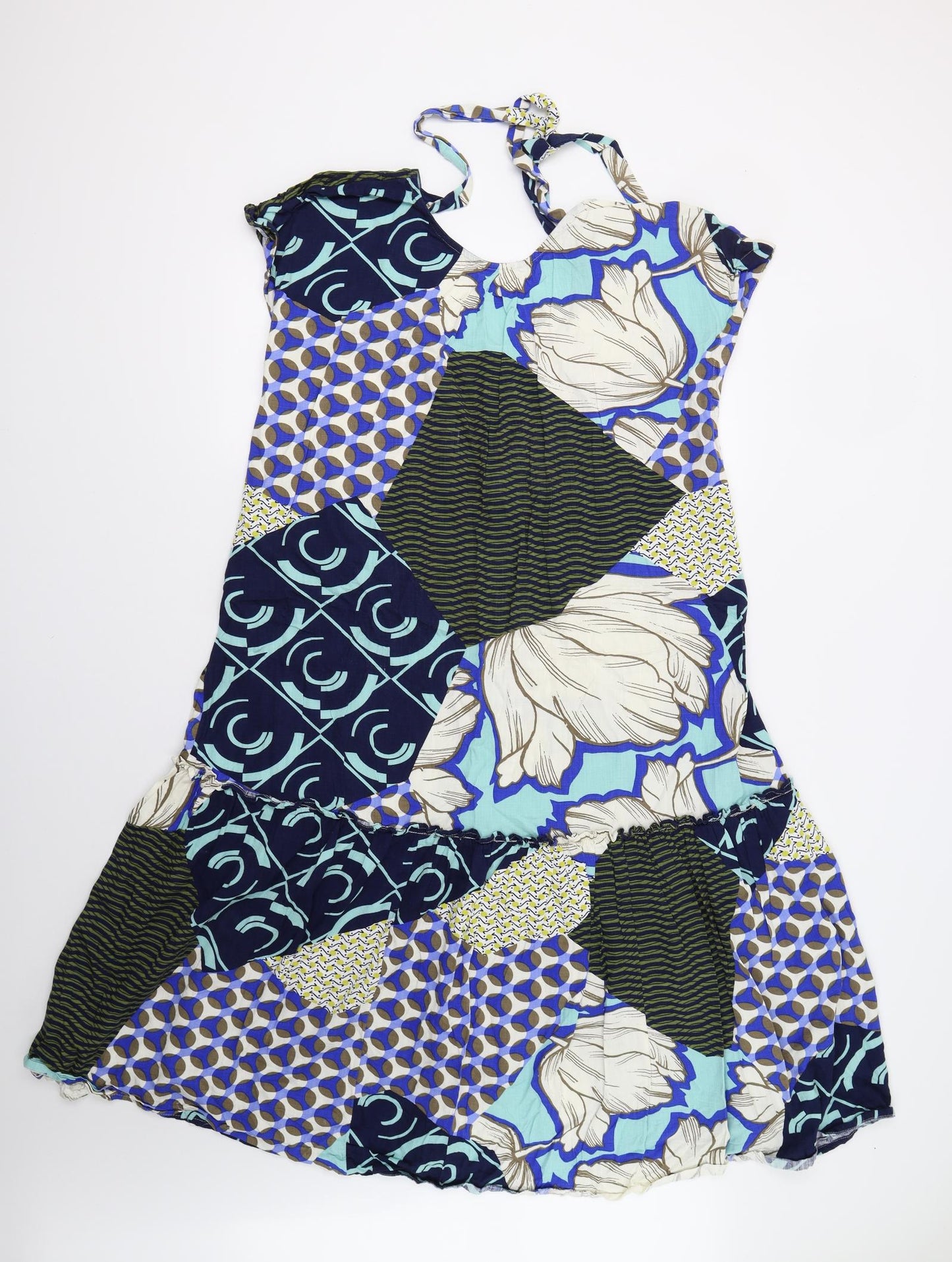 NEXT Womens Blue Geometric  Shift  Size 14