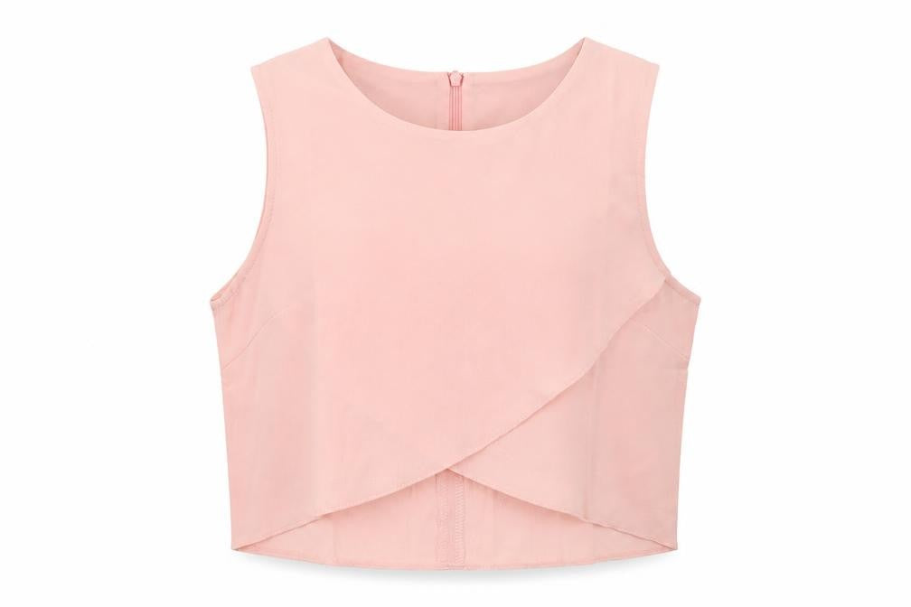 Womens UK Size 14 Ravi Famous Pink Basic Blouse