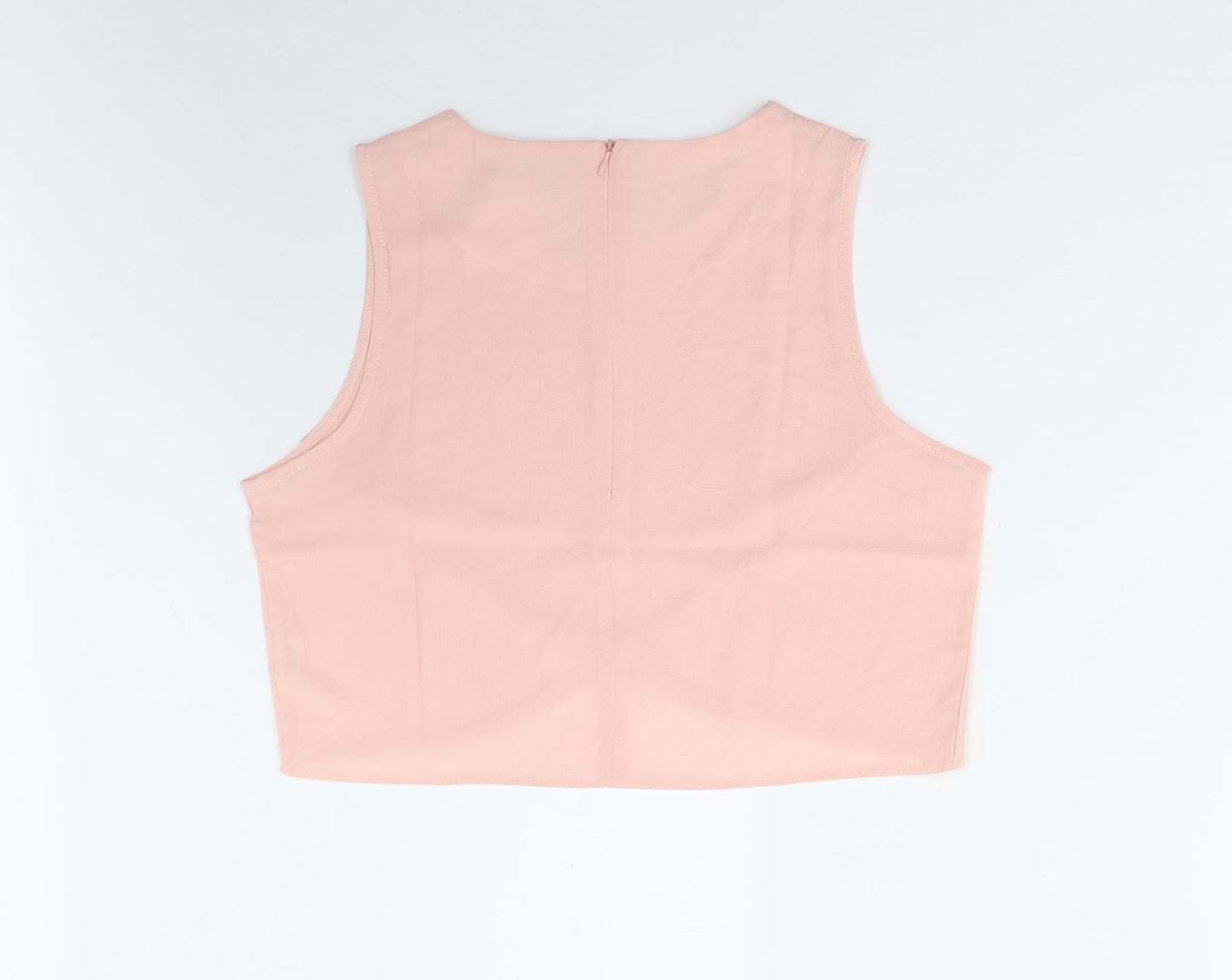 Womens UK Size 14 Ravi Famous Pink Basic Blouse