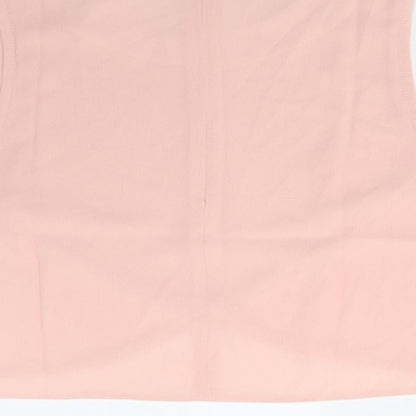 Womens UK Size 14 Ravi Famous Pink Basic Blouse