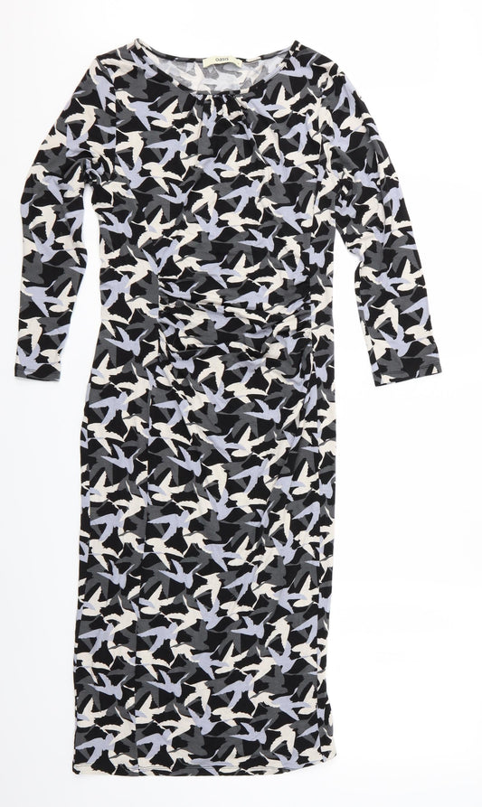 Oasis Womens Multicoloured Floral  Sheath  Size S  - Oasis Dress