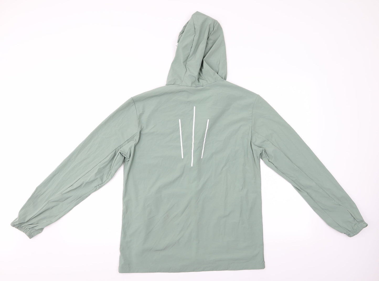 Carte Diem Womens Green   Windbreaker Coat Size L  - Carpe Diem Coat
