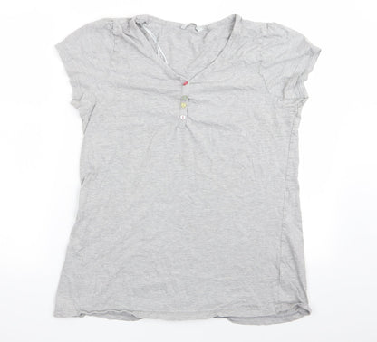 Goodnight Womens Grey    Pyjama Top Size 12