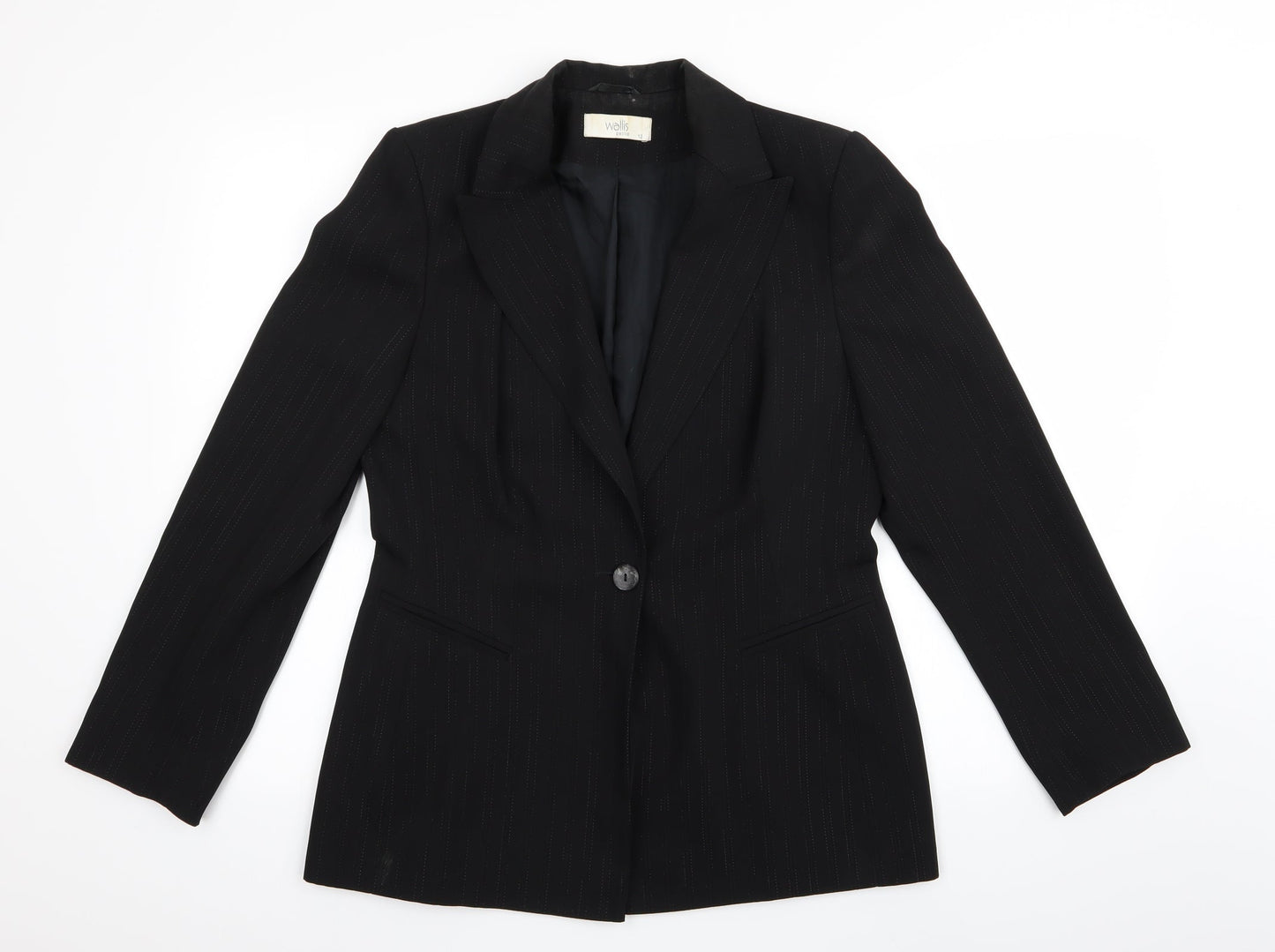 Womens UK Size 12 Wallis Black Jacket