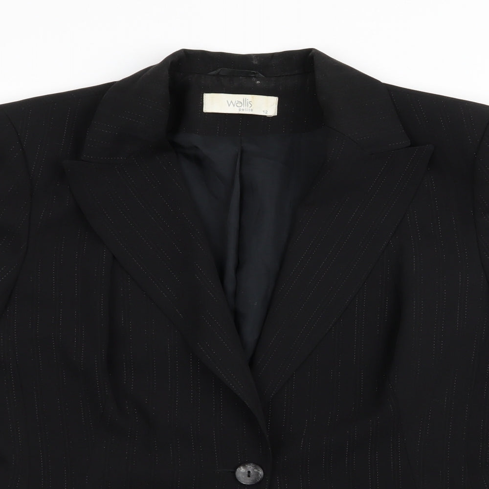 Womens UK Size 12 Wallis Black Jacket