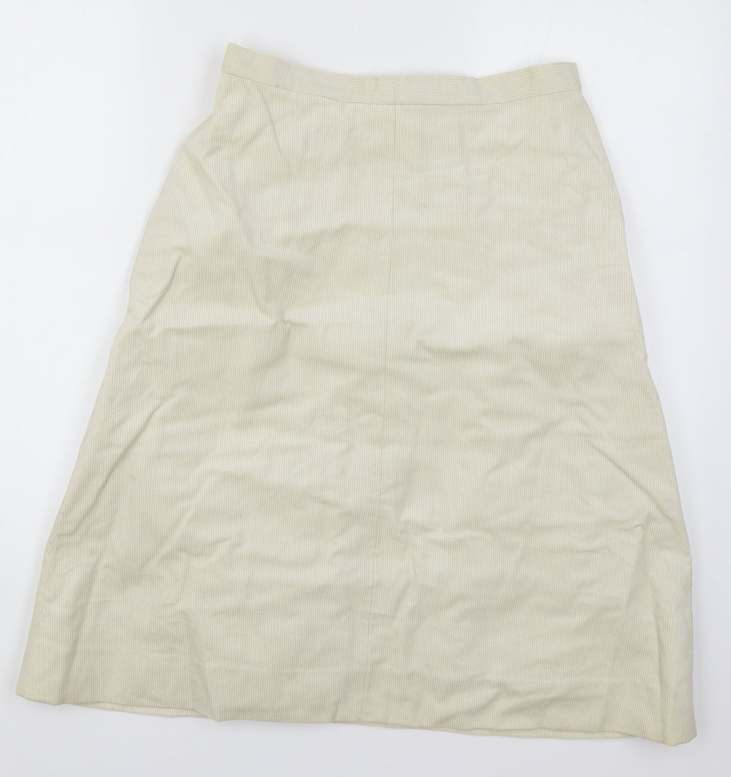Womens UK Size 28 in Preworn A-Line Corduroy Skirt